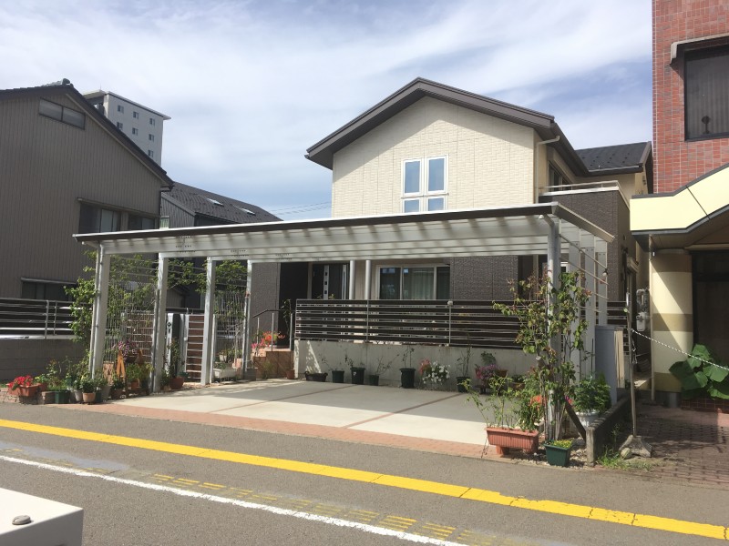 車庫まわり｜エクステリア施工・エクステリア工事・リフォームは福井のホクト