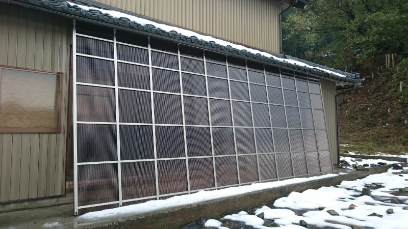 ワンタッチ囲い１１スパン｜エクステリア施工・エクステリア工事・リフォームは福井のホクト